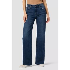 Hudson Rosie High Rise Wide Leg Denim Jeans In North Fork Wash